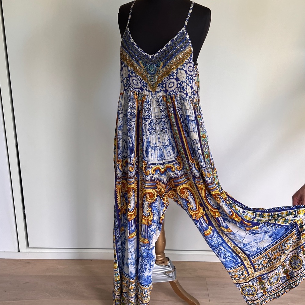 Camilla Embellished Jumpsuit size 1 (AU 8) - Picture 5 of 10